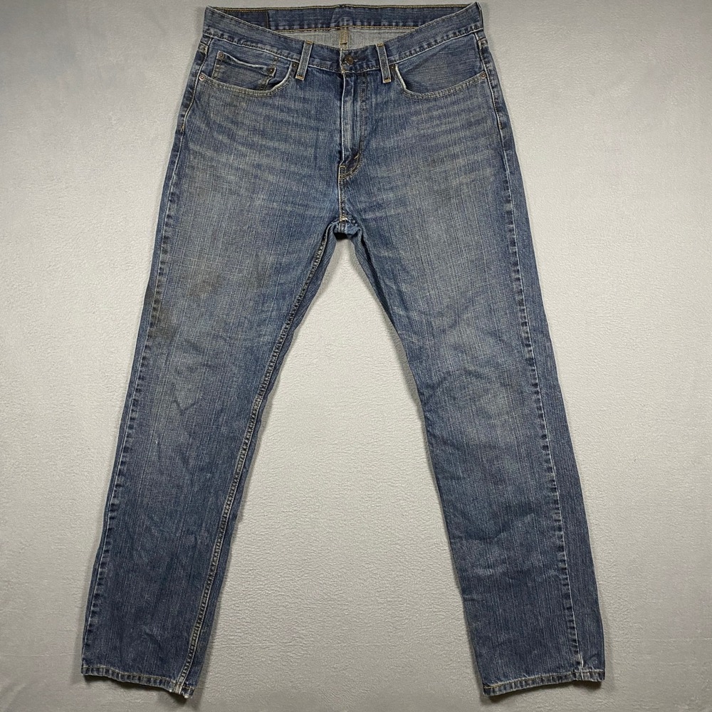 Levi's 559 Relaxed Straight Jeans Mens 34x34 Blue Medium Wash Denim